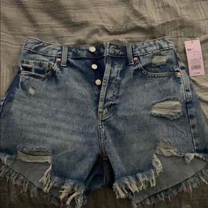 Denim shorts